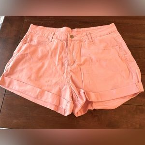 Pink Jean Shorts